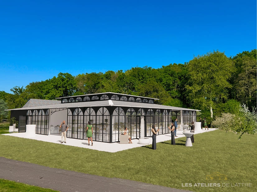 Terrain de l'orangerie après travaux