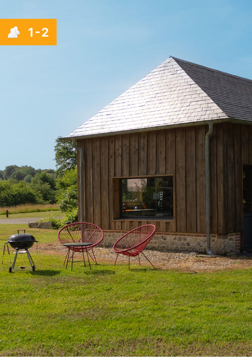 Gîte cosy en bois, idéal pour un couple, situé au cœur du Domaine