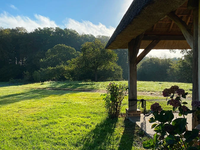 vue exterieure gite la chaumiere