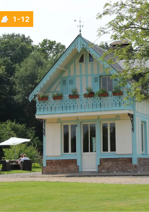 Grande maison familiale normande, typique du Domaine de la Ferme de Fourges